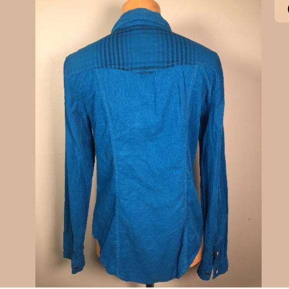 Anthro Holding Horses Corduroy Western shirt - Picture 5 of 8